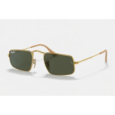 Óculos De Sol Ray-ban Julie Rb3957 919631 Dourado Verde