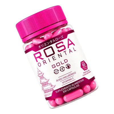 Rosa Oriental Original Colageno Gold 60 Capsulas Suplemento