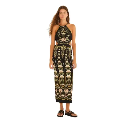Vestido Farm Rio Midi Estampado Nikita
