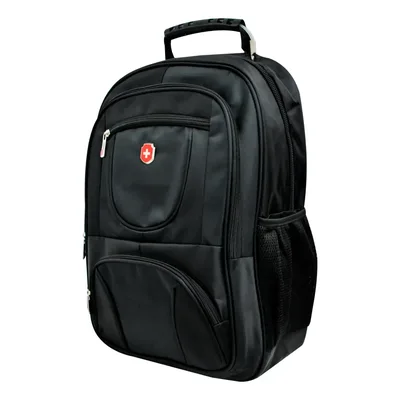 Mochila Masculina E Feminina Executiva Swissland Ys28043 Com Compartimento Para Notebook Preta Yin's