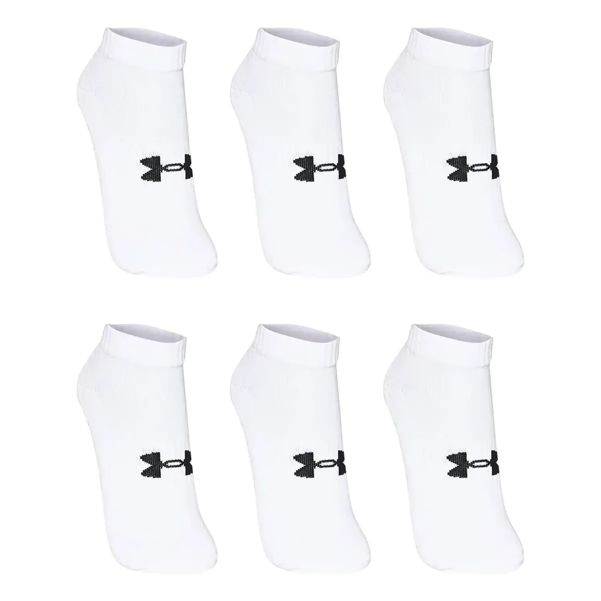 Kit 6 Pares De Meias Core Cotton Cano Curto Under Armour
