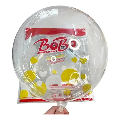 Kit 20 Bubbles 36 Polegadas (90 Cm)+100 Pcs Penas Deco