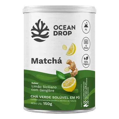 Matcha Pó Ocean Drop L-teanina Chá Verde Camellia Sinensis