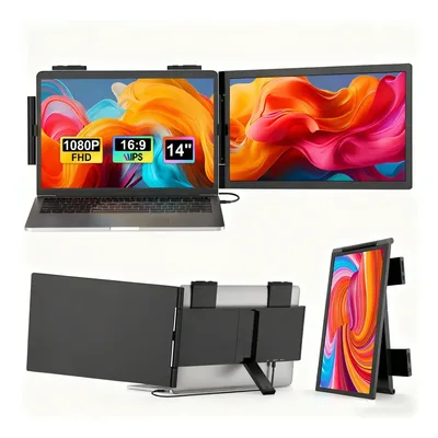 Monitor Portátil 14 Extensor De Tela Rotação Ips Usb-c/hdmi