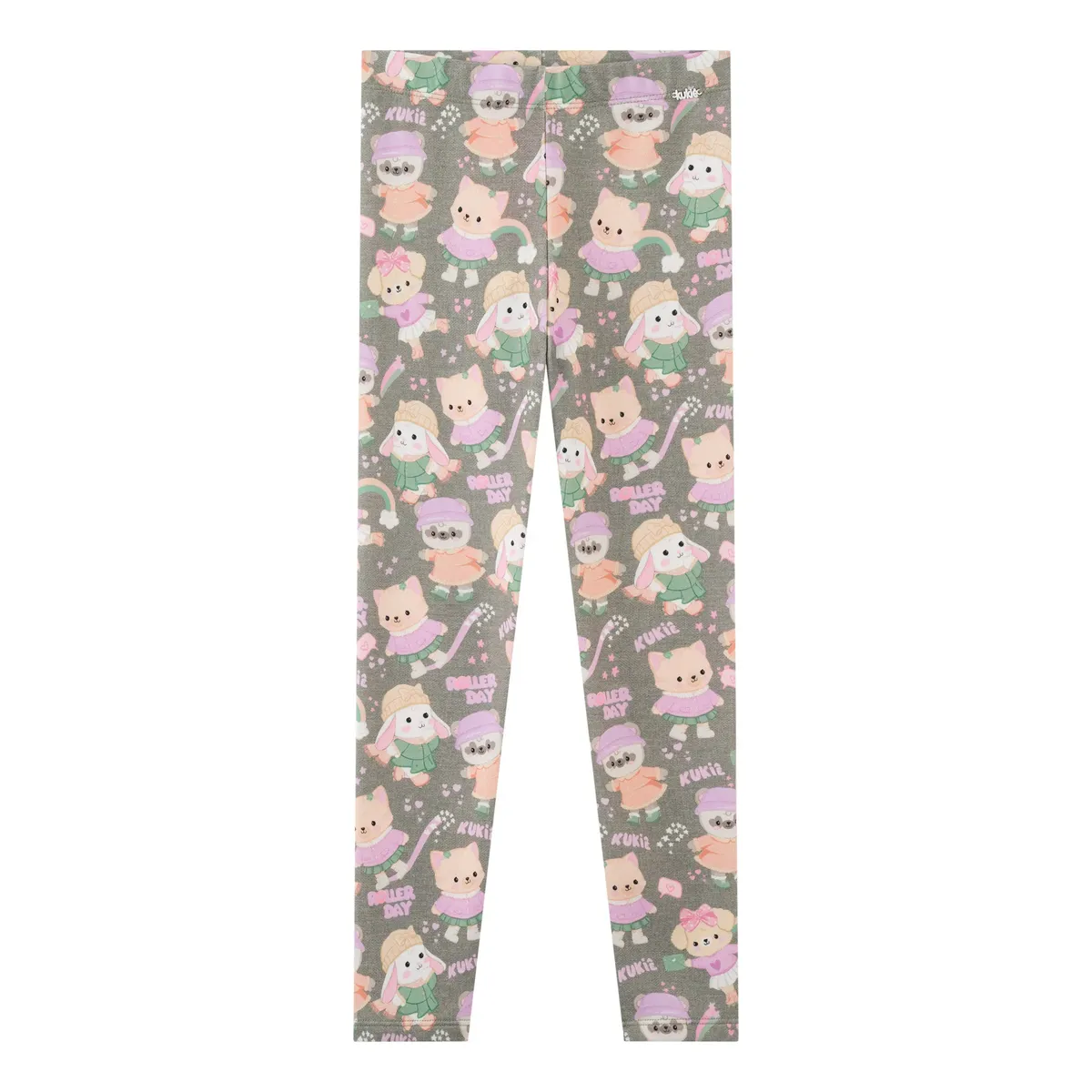 Calça Legging Em Molecotton Bichos Kukiê