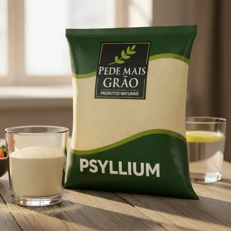 Psyllium Puro Em Pó Fibras 1 Kg Premium Natural Concentrado
