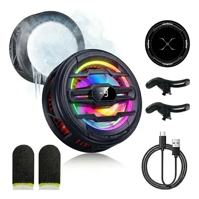 Cooler Celular Magnético Silencioso Rgb 4 Modos Refrigeração