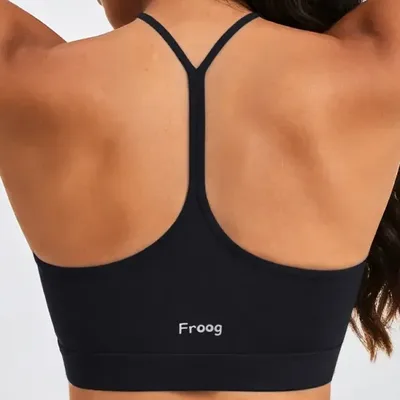 Froog Top Feminino Fitness Academia Com Bojo Alta Sustentaçã