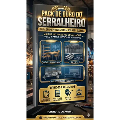 Pack De Projetos De Serralheria + Super Brindes