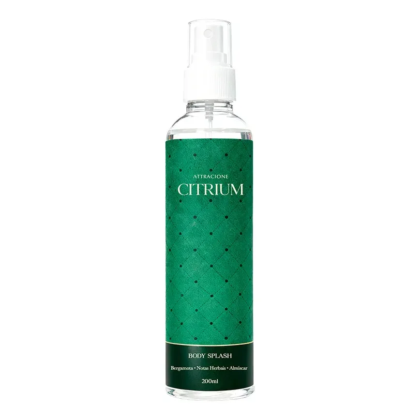 Body Splash Citrium 200ml - Fragrância Cítrica E Leve