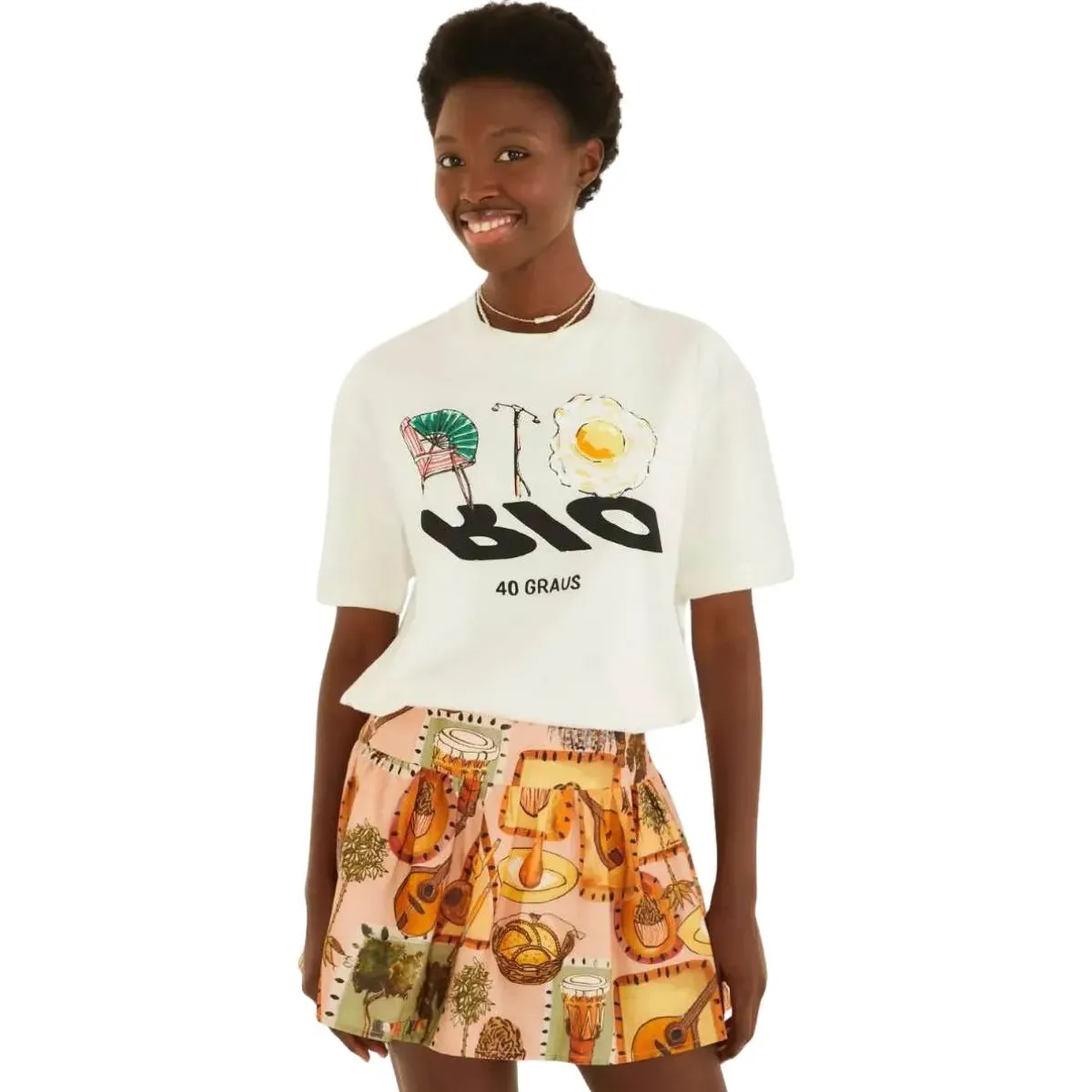 Tshirt Média Farm Rio 40 Graus