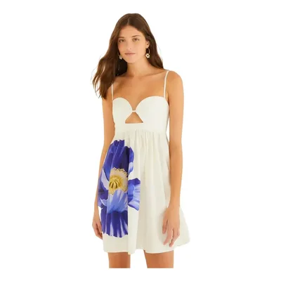 Vestido Curto Farm Rio Pesponto Lola