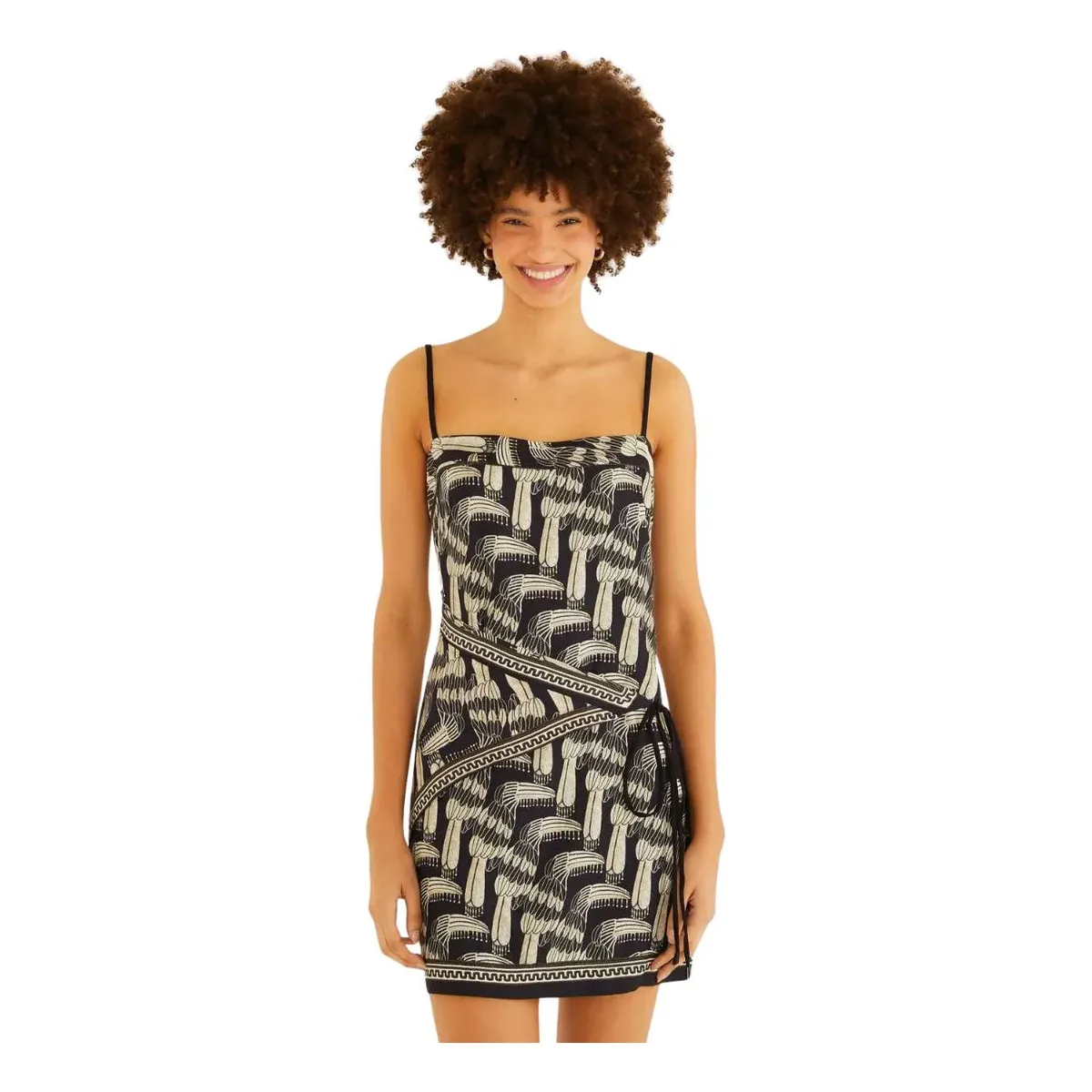 Vestido Curto Farm Rio Tucanario