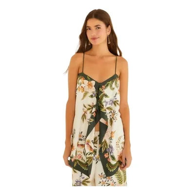 Blusa Farm Rio Lenço Natureza Verde