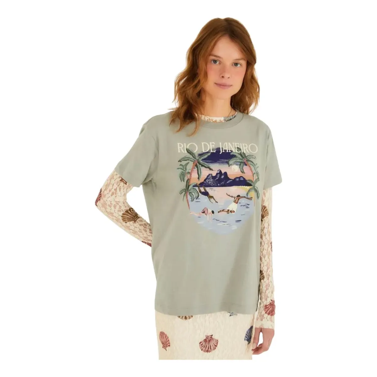 Tshirt Fit Farm Rio Mergulho Da Tarde