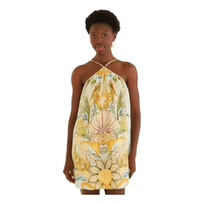 Vestido Curto Farm Rio Jardim De Mar