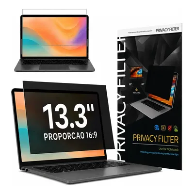 Filtro Privacidade Notebook 13.3 16:9 Luz Azul Antirreflexo