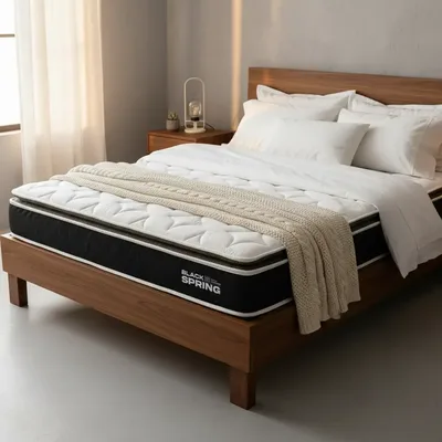 Colchão De Mola Ensacada Pillow Top Topazio Casal 138cm