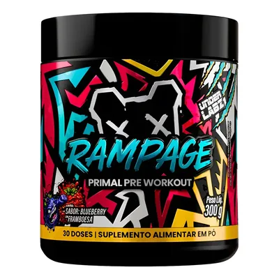 Pré Treino Rampage Under Labz Arginina Taurina Cafeína 300g
