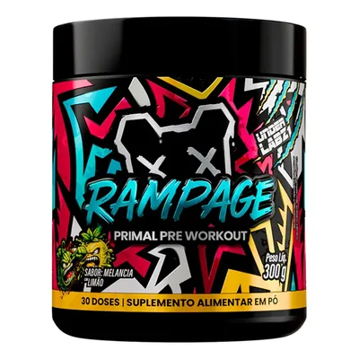 Pré Treino Rampage Under Labz Arginina Taurina Cafeína 300g