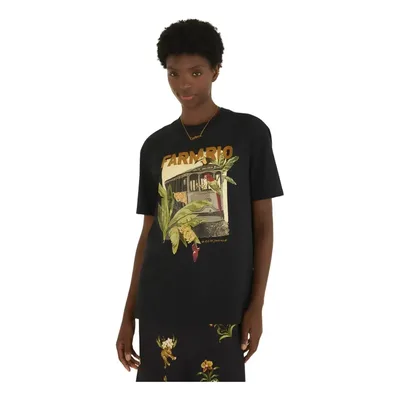 Tshirt Média Farm Rio Bonde Lotado Preto