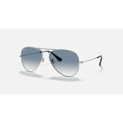 Óculos De Sol Ray-ban Aviador Rb3025 003/3f Prata Azul Degra