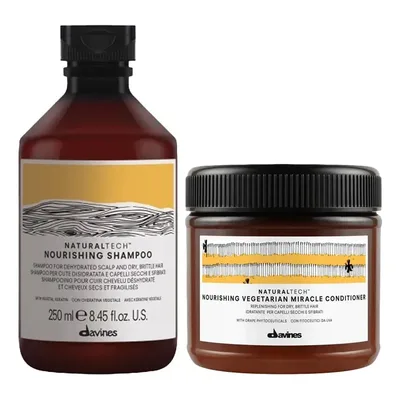 Kit Davines Natural Tech Nourishing - Sh E Cond