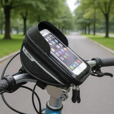 Bolsa Guidão Bicicleta Impermeável Suporte Bike Celular
