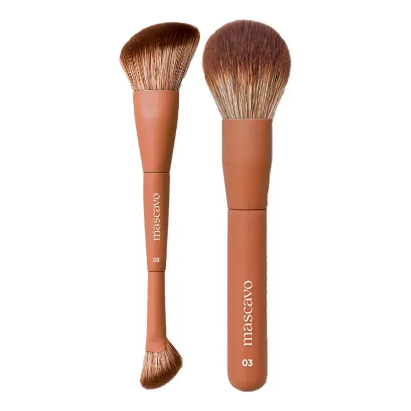 Kit Mascavo Pro Series Pincel De Maquiagem 02 + Pincel 03