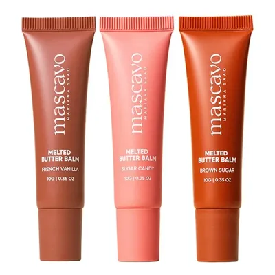 Kit Mascavo Melted Butter Lip Balm 10g - 3 Unidades