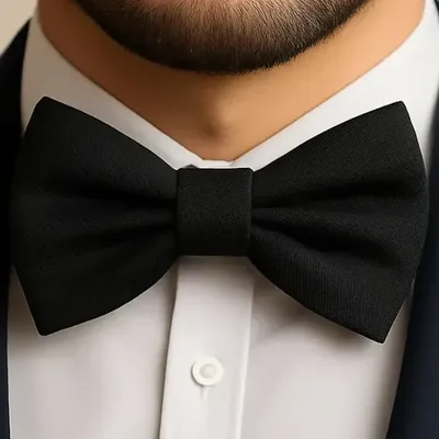 Gravata Borboleta Lisa Premium Preto