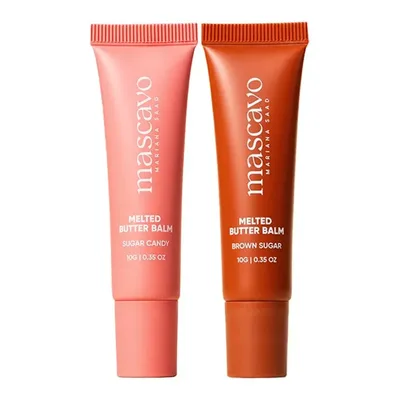 Kit Mascavo Lip Balm Sugar Candy 10g + Brown Sugar 10g