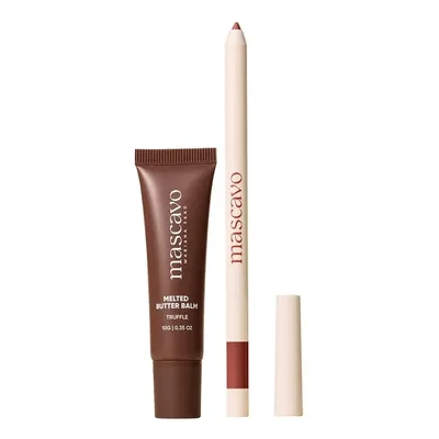 Kit Mascavo Lip Balm Truffle 10g+lapiseira Labial Pecan 0,3g