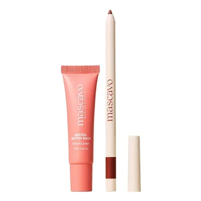 Kit Mascavo Lip Sugar Candy 10g+lapiseira Labial Cocoa 0,3g
