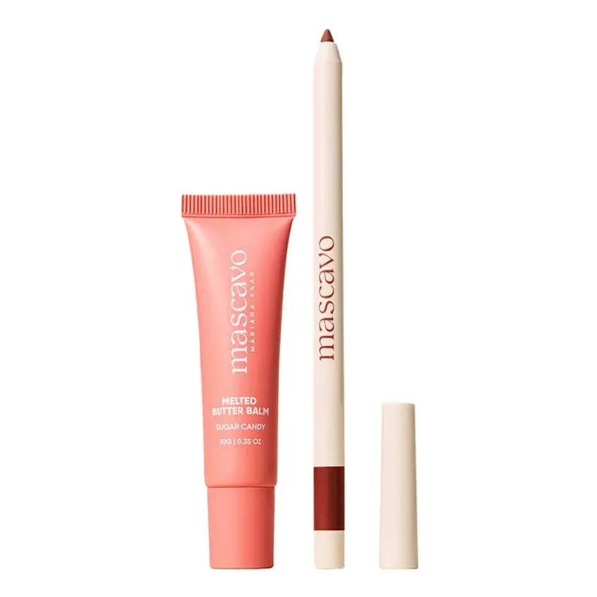 Kit Mascavo Lip Sugar Candy 10g+lapiseira Labial Cocoa 0,3g