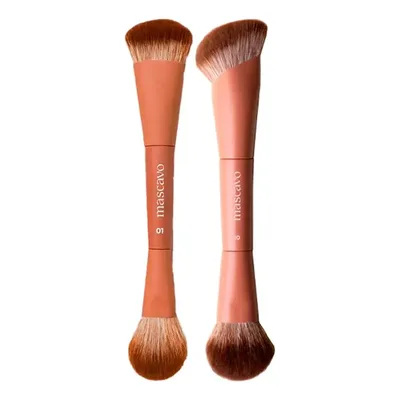 Kit Mascavo Pro Series Pincel De Maquiagem Duplo -2 Unidades