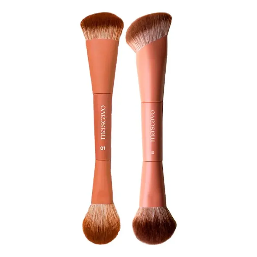 Kit Mascavo Pro Series Pincel De Maquiagem Duplo -2 Unidades