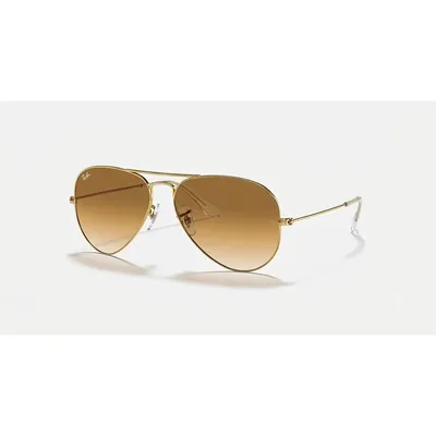 Óculos De Sol Ray-ban Aviador Rb3025 001/51 Marrom Degradê