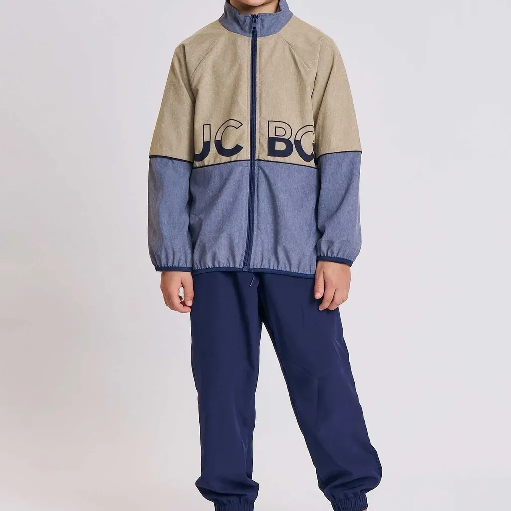 Conjunto Infantil Jaqueta Corta Vento E Jogger Nylon Lucboo