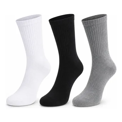3 Pares Meias Esportivas Cano Alto Algodão Premium Oferta