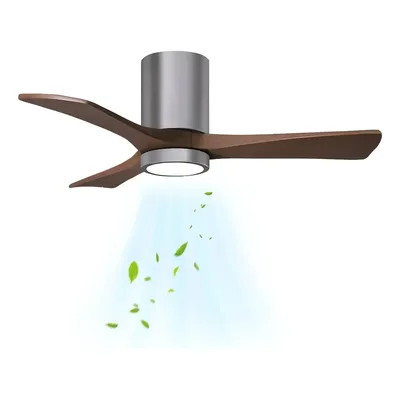 Ventilador De Teto 42 Silencioso Com Luz Led E Controle 48w