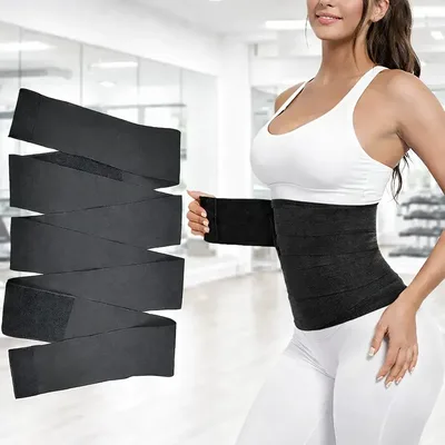 Cinta De Compressão Abdominal Faixa Modeladora 3 Metros