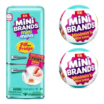 Mini Geladeira Fill The Fridge Com 2 Cápsulas Surpresa