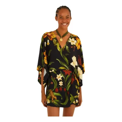 Vestido Curto Farm Rio Selva De Flor