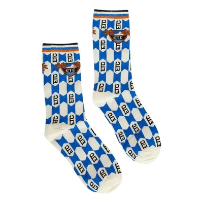 Meia Farm Etc Copa Gráfico Azul