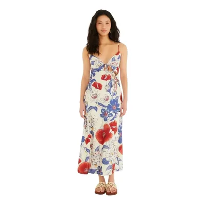 Vestido Farm Rio Enviesado Floral Vera