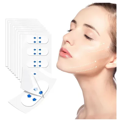 Kit 40 Adesivos Faciais Invisíveis Lifting Beleza Facial