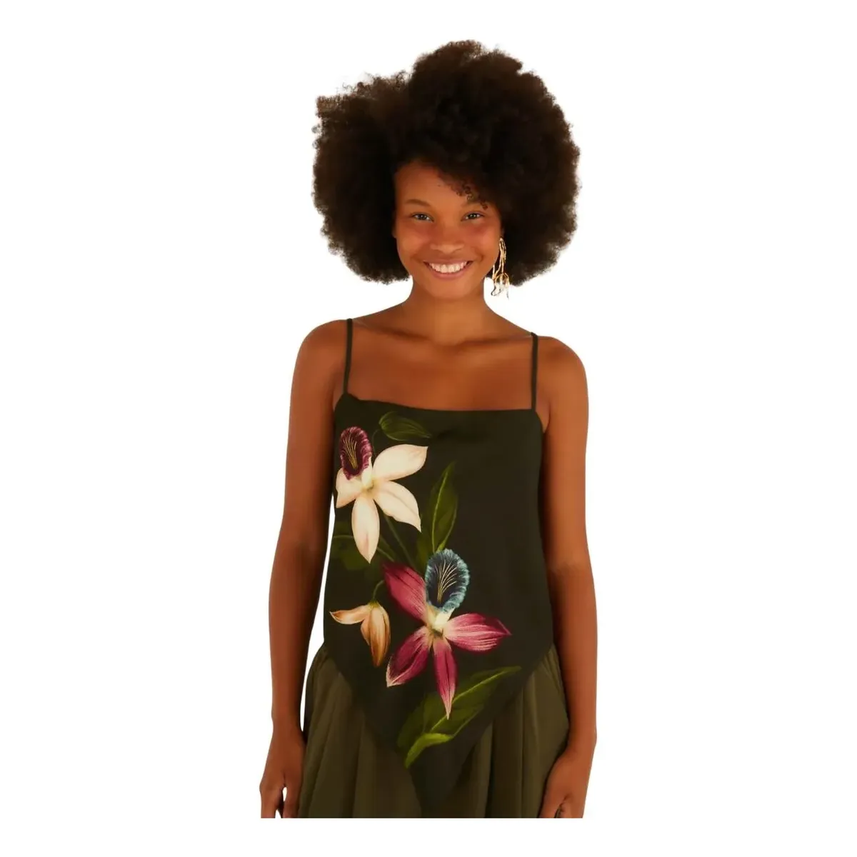 Regata Farm Rio Lenço Maxi Orquídea