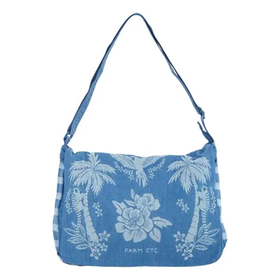 Bolsa Farm Rio Brisa Jeans Lenço Tropical