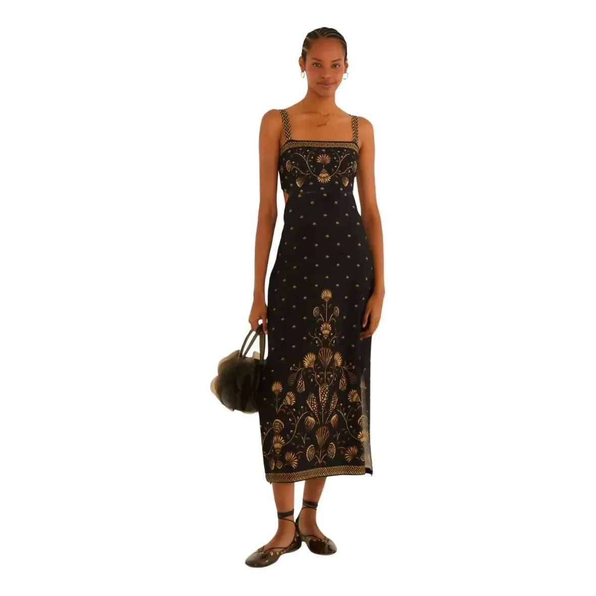 Vestido Midi Farm Rio Sonho De Concha